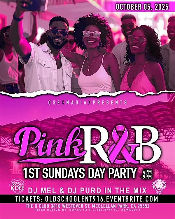 All Pink R & B Day Party- First Sundays, 5 October | Event in McClellan Park | AllEvents