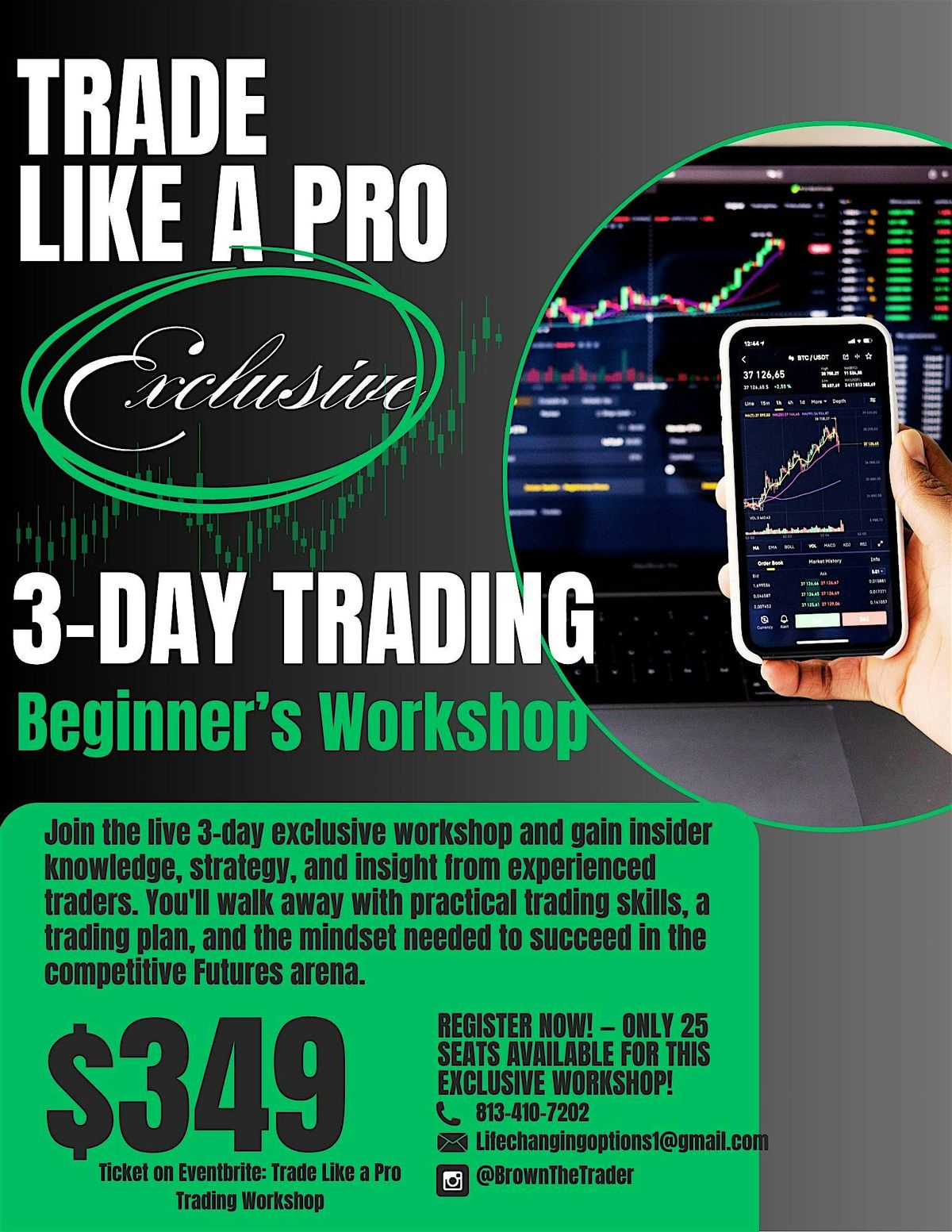 Trade Like a Pro 3-Day Trading Workshop for Beginners, 3 October | Event in Tampa | AllEvents