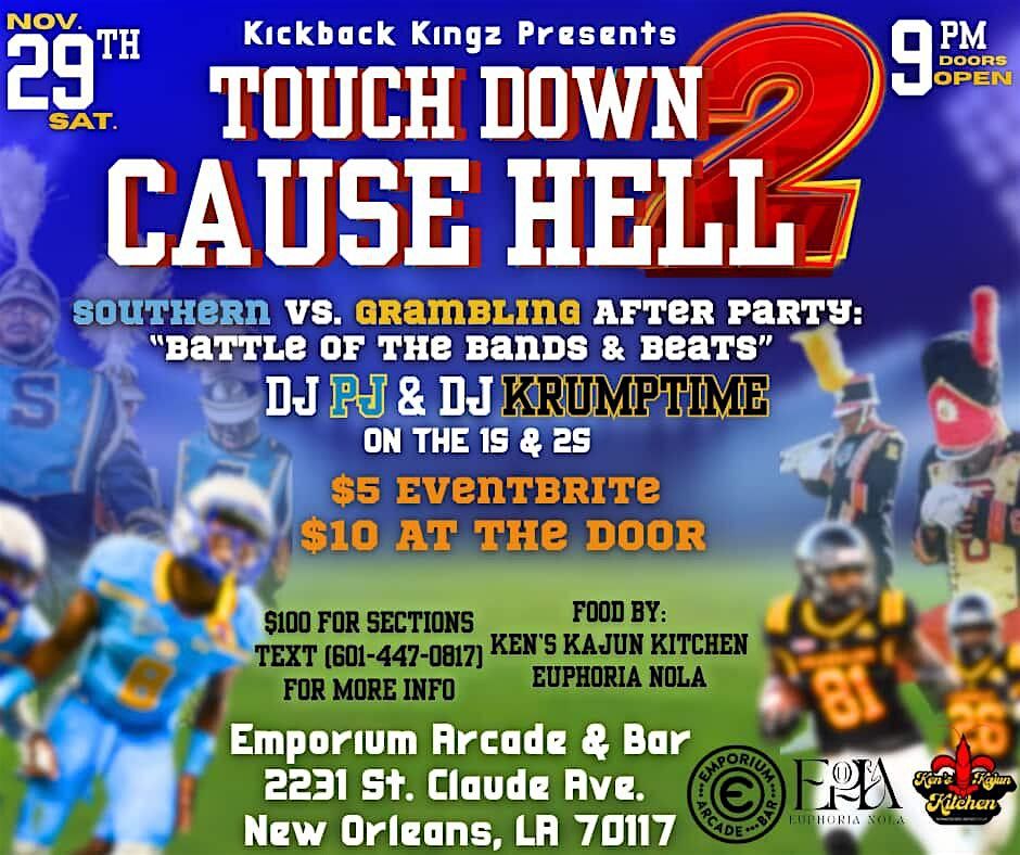 Touch Down 2 Cause Hell | Event in New Orleans | AllEvents