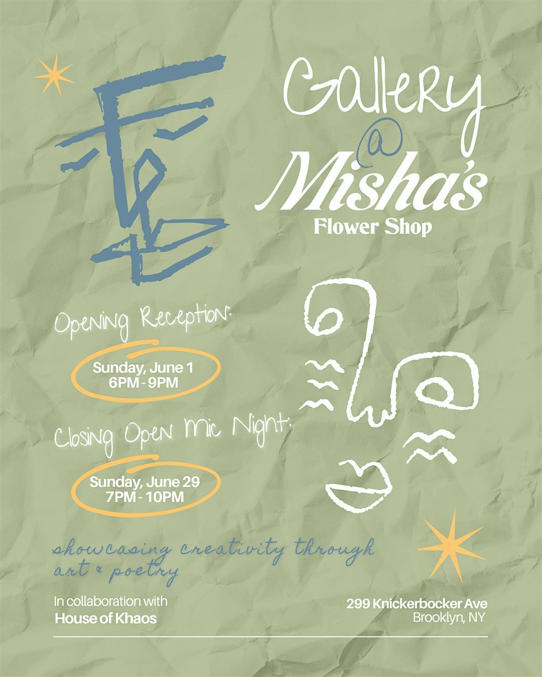 Gallery @ Misha's | Open Mic Night, 29 June | Event in Brooklyn | AllEvents