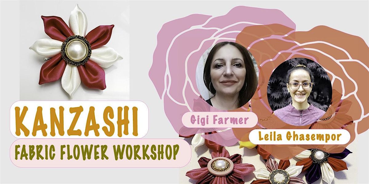 Make Magic with Fabric – Kanzashi Flower Workshop, 29 June | Event in San Carlos | AllEvents