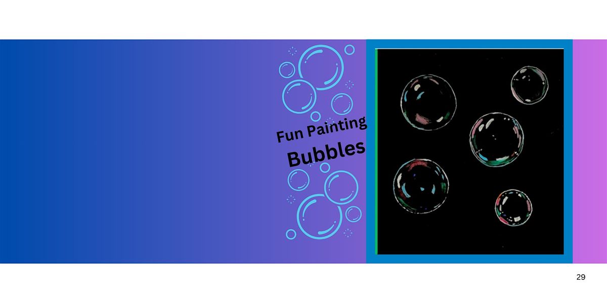 Fun Learning to Paint Bubbles, 13 September | Event in Flagler Beach | AllEvents