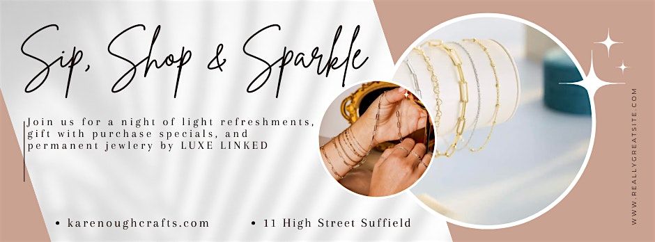 Sip, Shop & Sparkle, 17 October | Event in Suffield | AllEvents