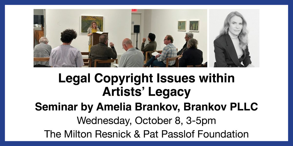 2025 CPAL Fall Programs - Legal Copyright Issues within Artists’ Legacy, 8 October | Event in New York | AllEvents
