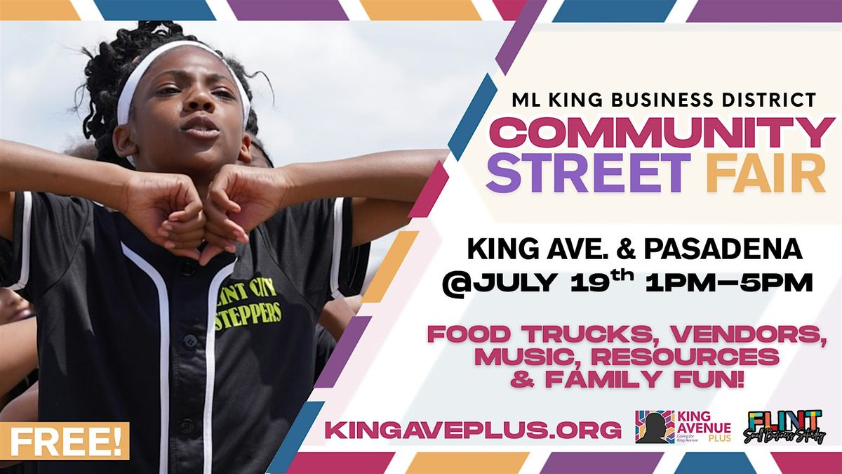King Ave Business District Community Fair, 19 July | Event in Flint | AllEvents
