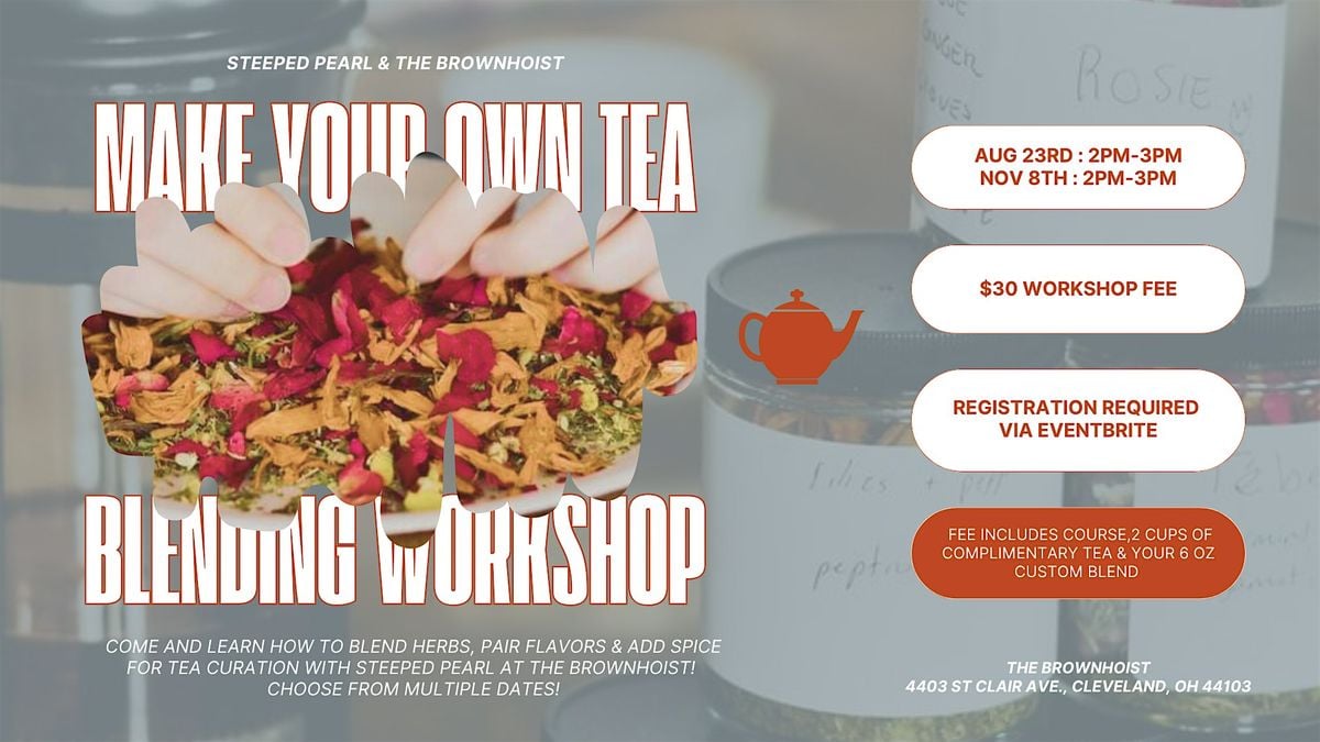 Herbal Blending Workshops at The Brownhoist, 23 August | Event in Cleveland | AllEvents
