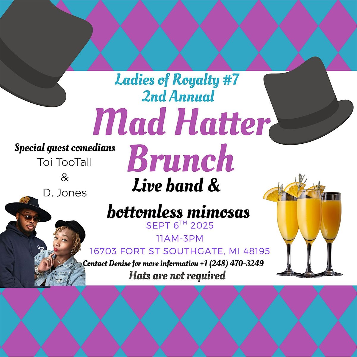 Mad Hatter Comedy Brunch, 6 September | Event in Southgate | AllEvents