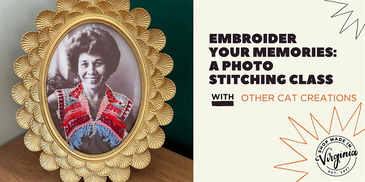 Embroider Your Memories: A Beginner’s Photo Stitching Class, 20 December | Event in Alexandria | AllEvents