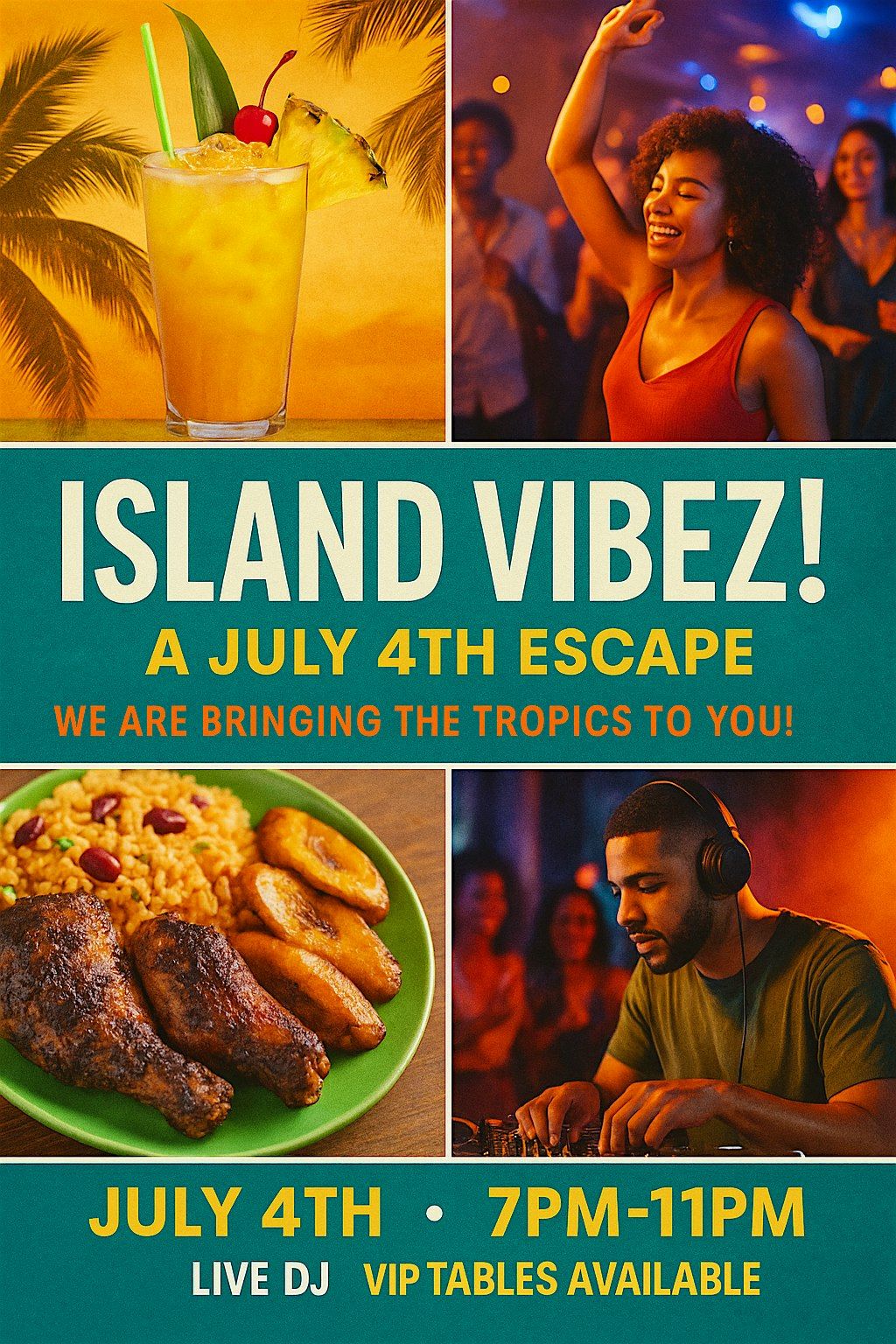 Island Vibez: A July 4th Escape, 4 July | Event in Charlotte | AllEvents