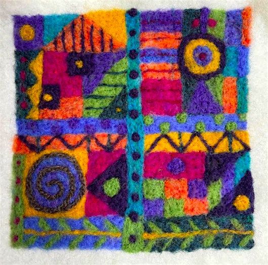 Needlefelt Tapestry: Intro to Fractal Design, 12 July | Event in Randolph | AllEvents
