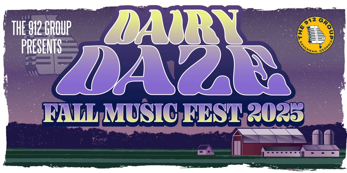 The 912 Group presents Dairy Daze Fall Music Fest 2025, 15 November | Event in Savannah | AllEvents