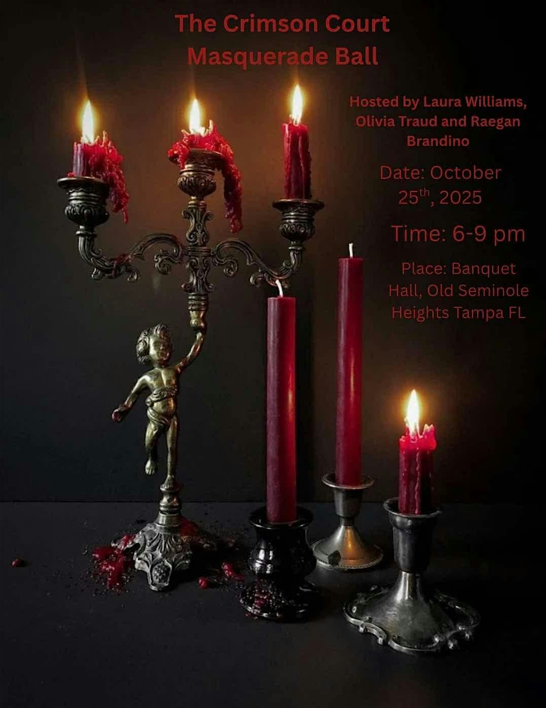 The Crimson Court Masquerade, 25 October | Event in Tampa | AllEvents
