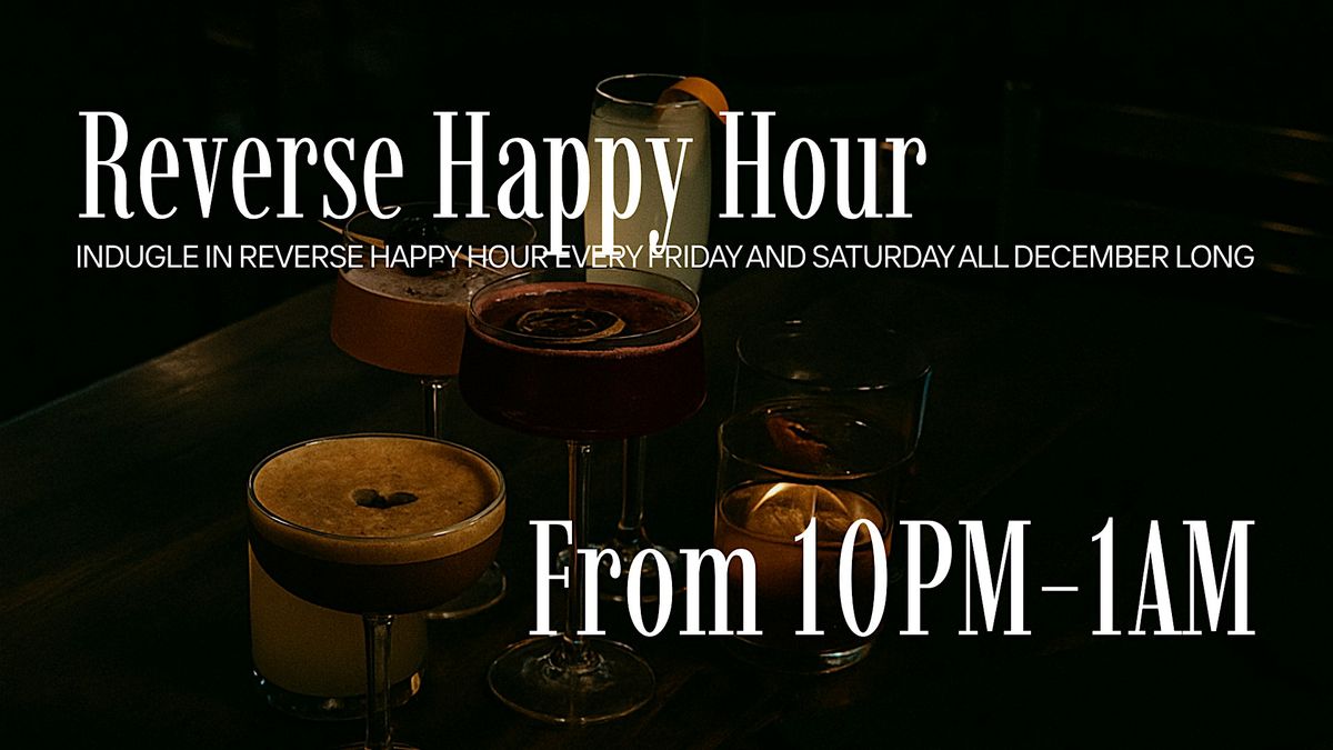 Reverse Happy Hour at Quartiere | Event in Stamford | AllEvents