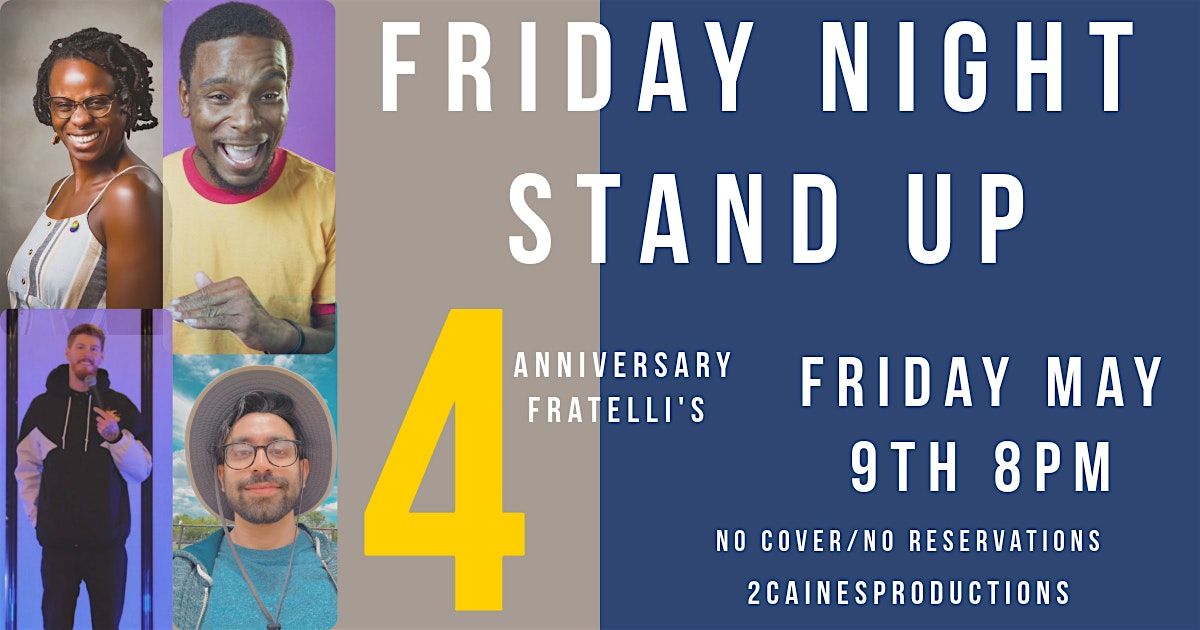 Friday Night Stand Up - 4th Anniversary Show, 27 May | Event in New Cumberland | AllEvents