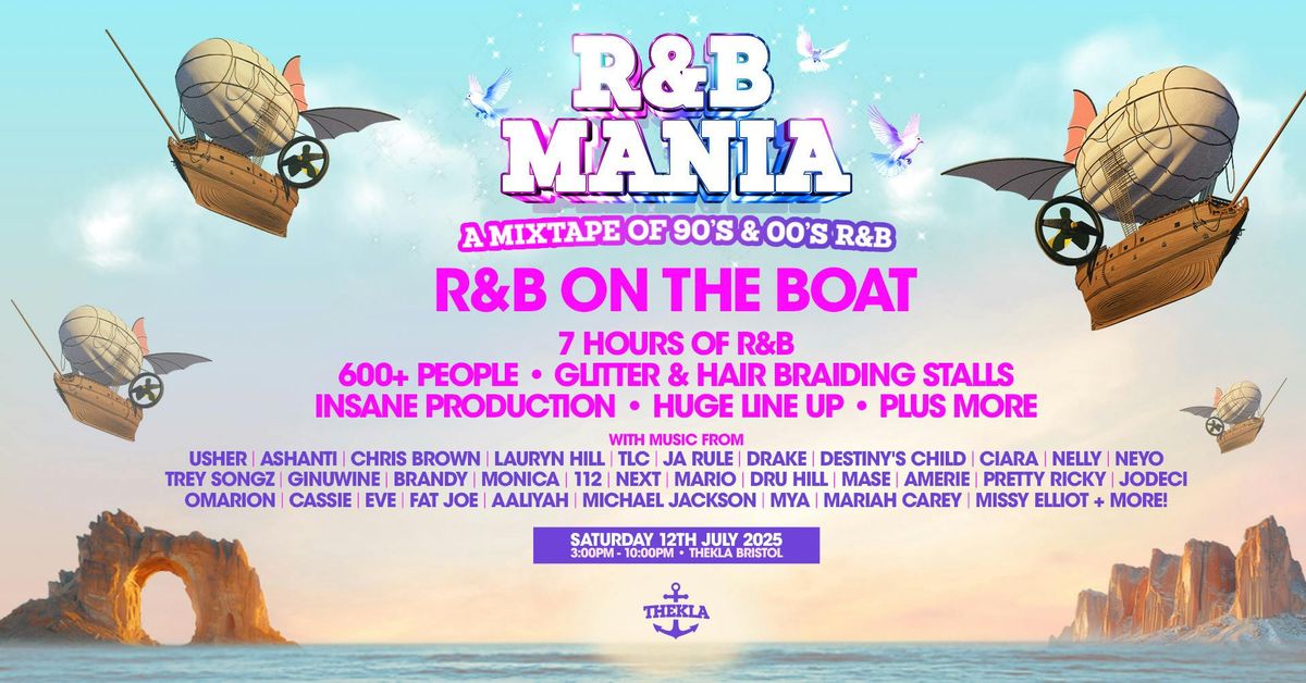 RNB MANIA | Bristol R&amp;B On The Boat at Thekla, 12 July | Event in Bristol | AllEvents