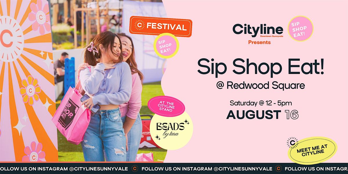 Sip Shop Eat Summer Pop Up, 16 August | Event in Sunnyvale | AllEvents