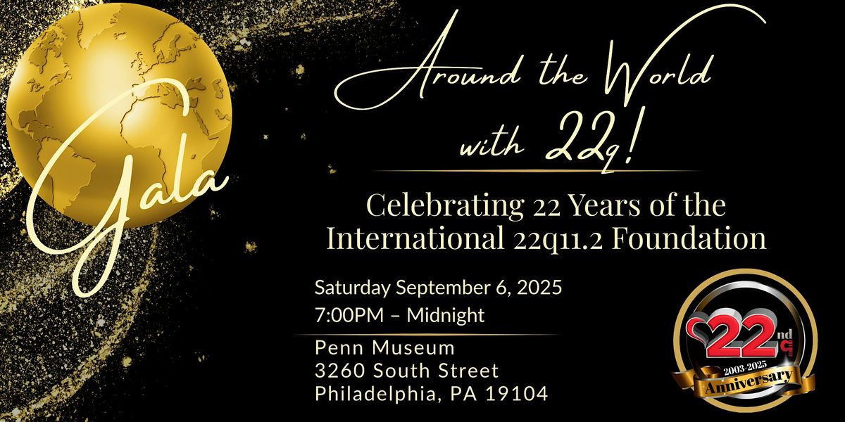 Around the World with 22q!, 6 September | Event in Philadelphia | AllEvents