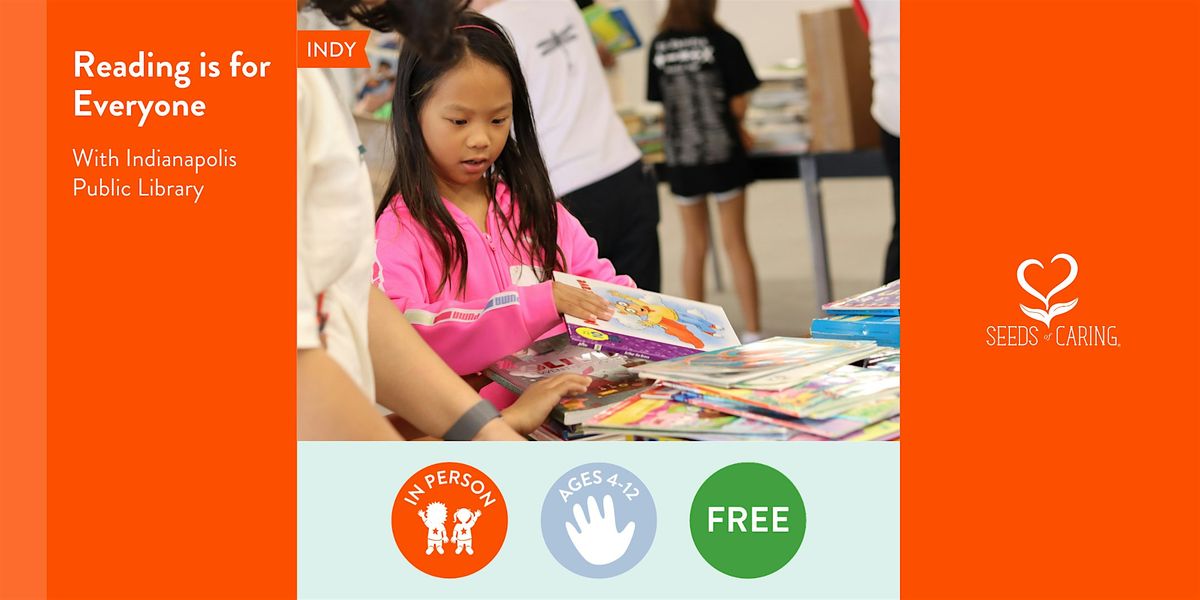 In Person: Reading is for Everyone, 9 August | Event in Indianapolis | AllEvents