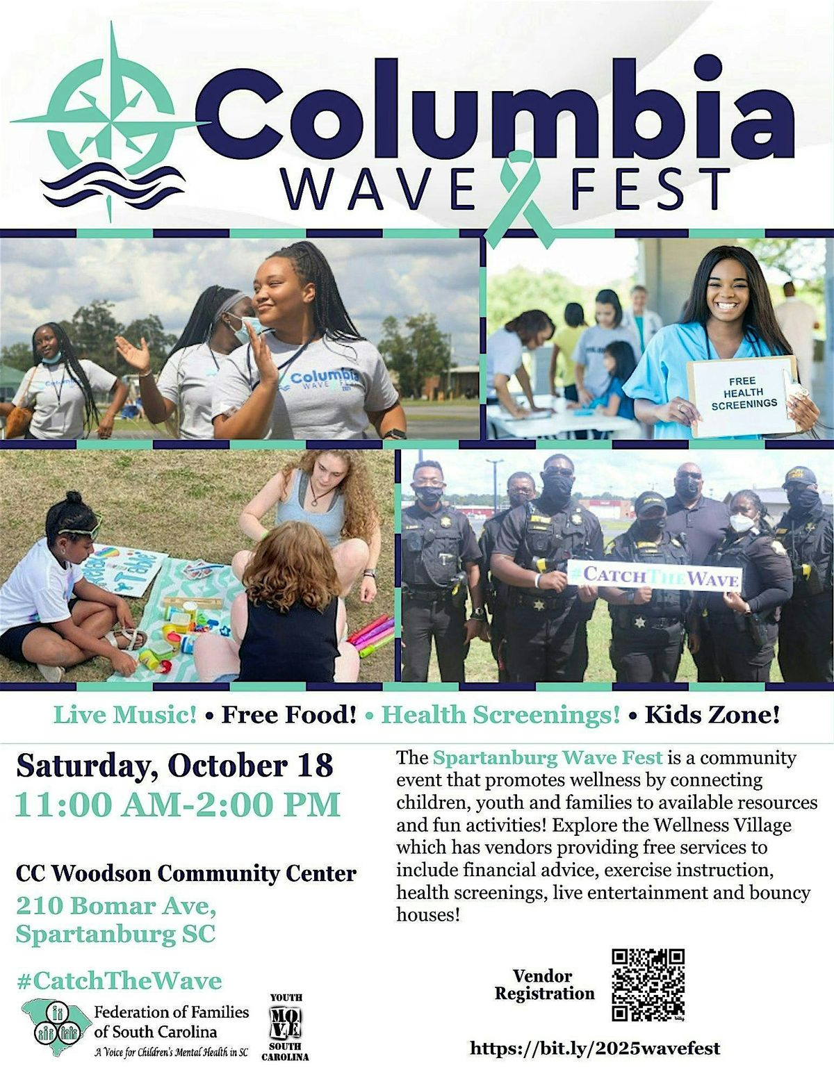 Spartanburg Wave Fest, CC Woodson Community Center, Spartanburg, 18 ...