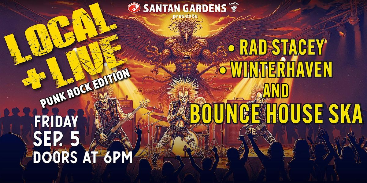 Local + Live: Rad Stacey, WinterHaven, and Bounce House Ska, 5 September | Event in Chandler | AllEvents