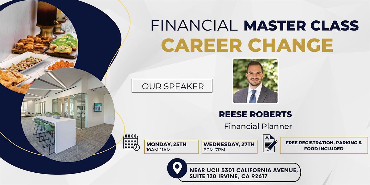 Free: Career Change Master Class, 25 August | Event in Irvine | AllEvents