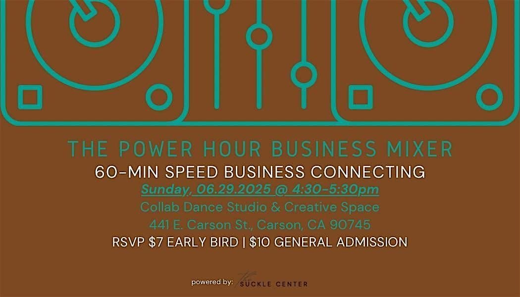 The Power Hour Business Mixer, 29 June | Event in Carson | AllEvents