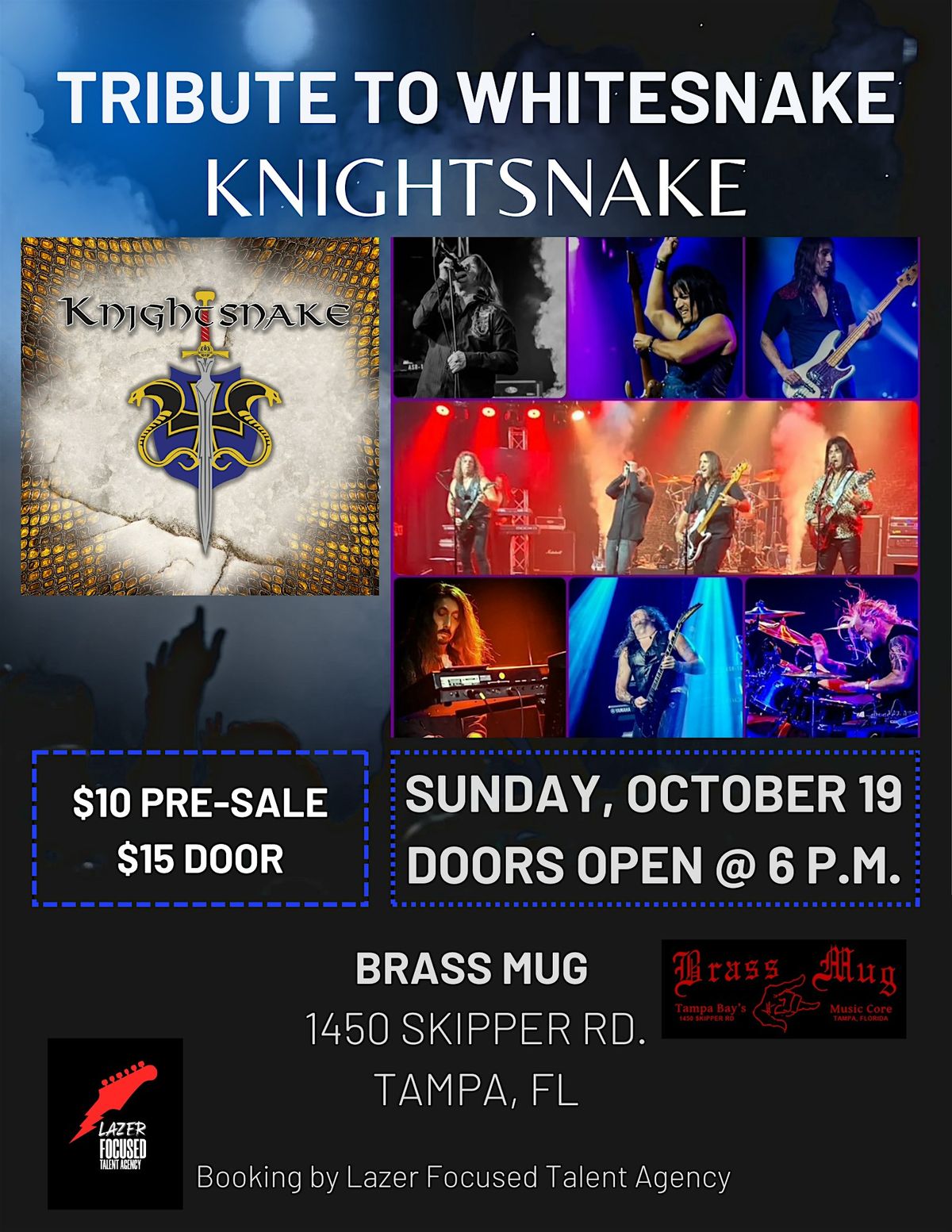 Tribute to Whitesnake - Knightsnake, 19 October | Event in Tampa | AllEvents