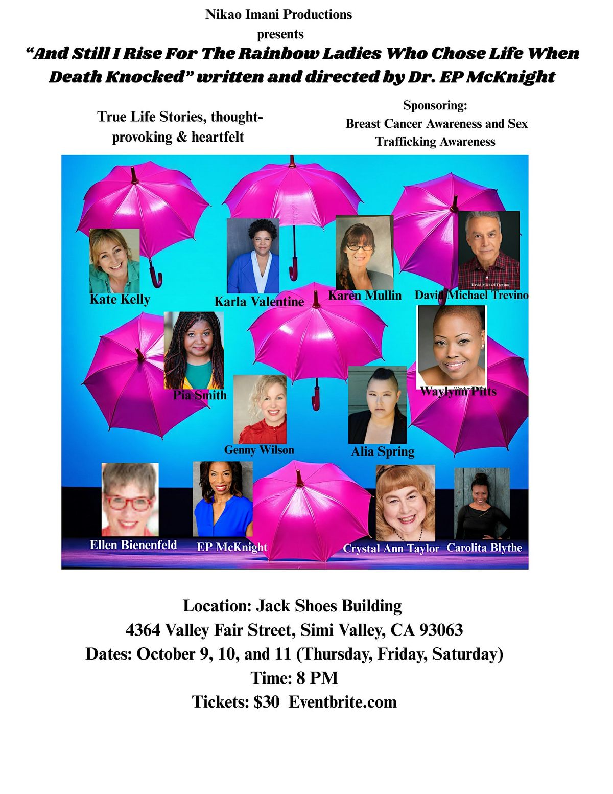 And Still I Rise For the Rainbow Ladies Who Chose Life When Death Knocked, 9 October | Event in Simi Valley