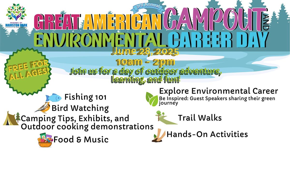 Great American Campout and Environmental Career Day, 28 June | Event in Stone Mountain | AllEvents