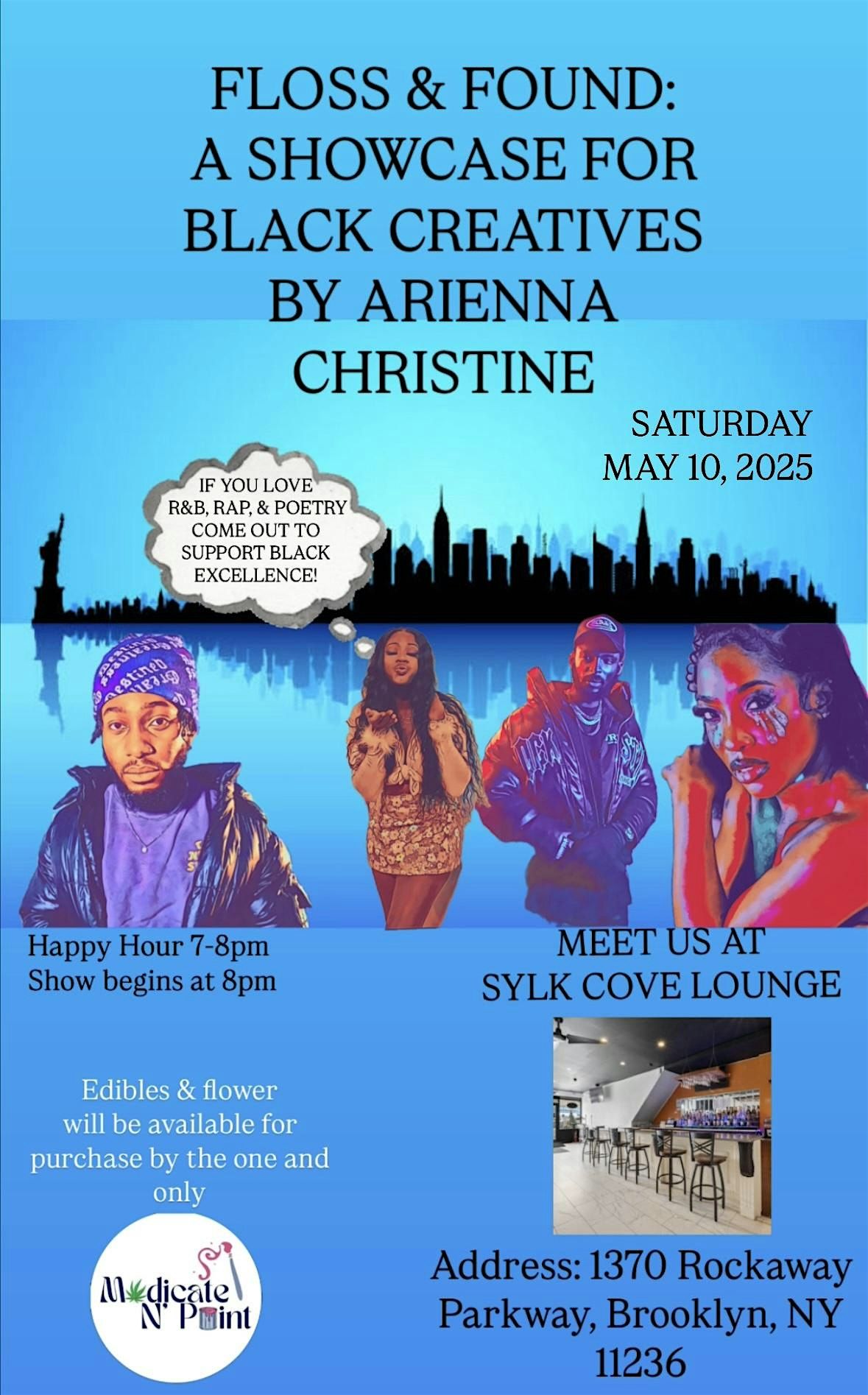 FLOSS & FOUND: A BLACK CREATIVE SHOWCASE, 10 May | Event in Brooklyn | AllEvents