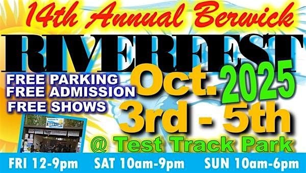 2025 Berwick Riverfest, 3 October | Event in Berwick | AllEvents