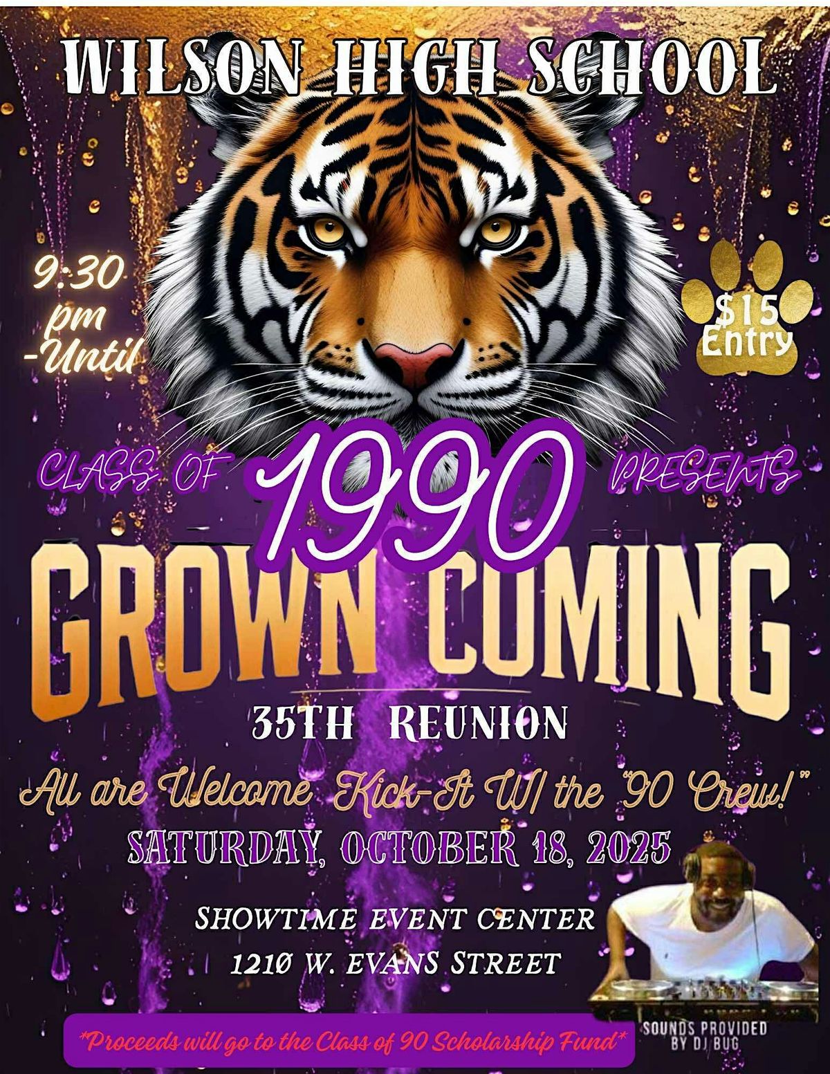 Wilson Class of 1990 - Growncoming Event (EARLY BIRD PRICING $10), 18 October | Event in Florence | AllEvents