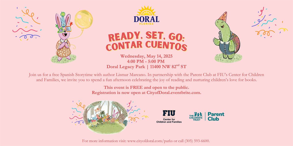 READy, Set, Go: Contar Cuentos, 14 May | Event in Doral | AllEvents