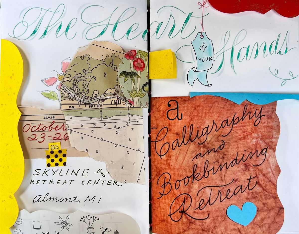 Calligraphy, Bookbinding & Journaling Retreat with Anne Elser, 23 October | Event in Almont | AllEvents
