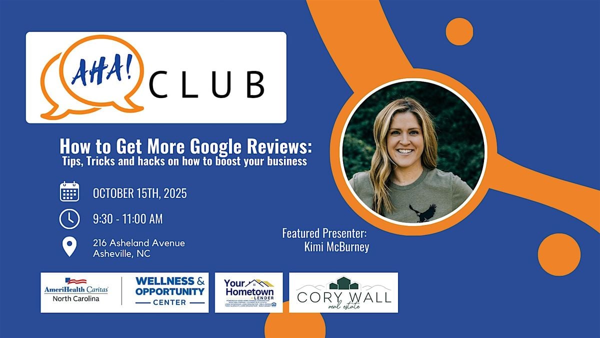 AHA - Agents Helping Agents Club, 15 October | Event in Asheville | AllEvents