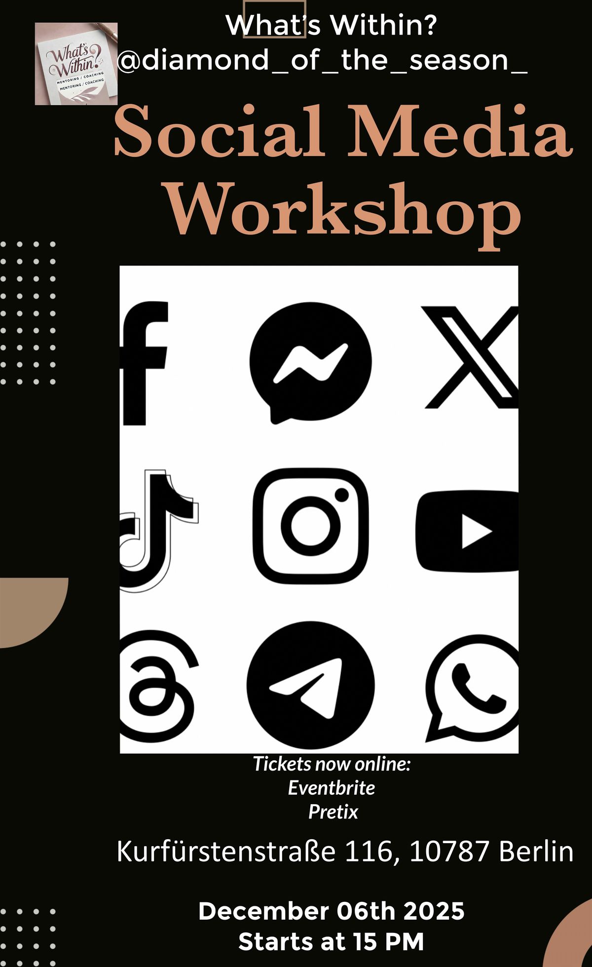Social Media Workshop, 6 December | Event in Berlin | AllEvents