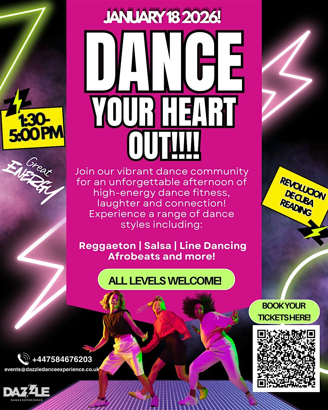 Dance Your Heart Out!! Reading’s Feel Good Dance Event with Line Dancing!!, 18 January | Event in Reading
