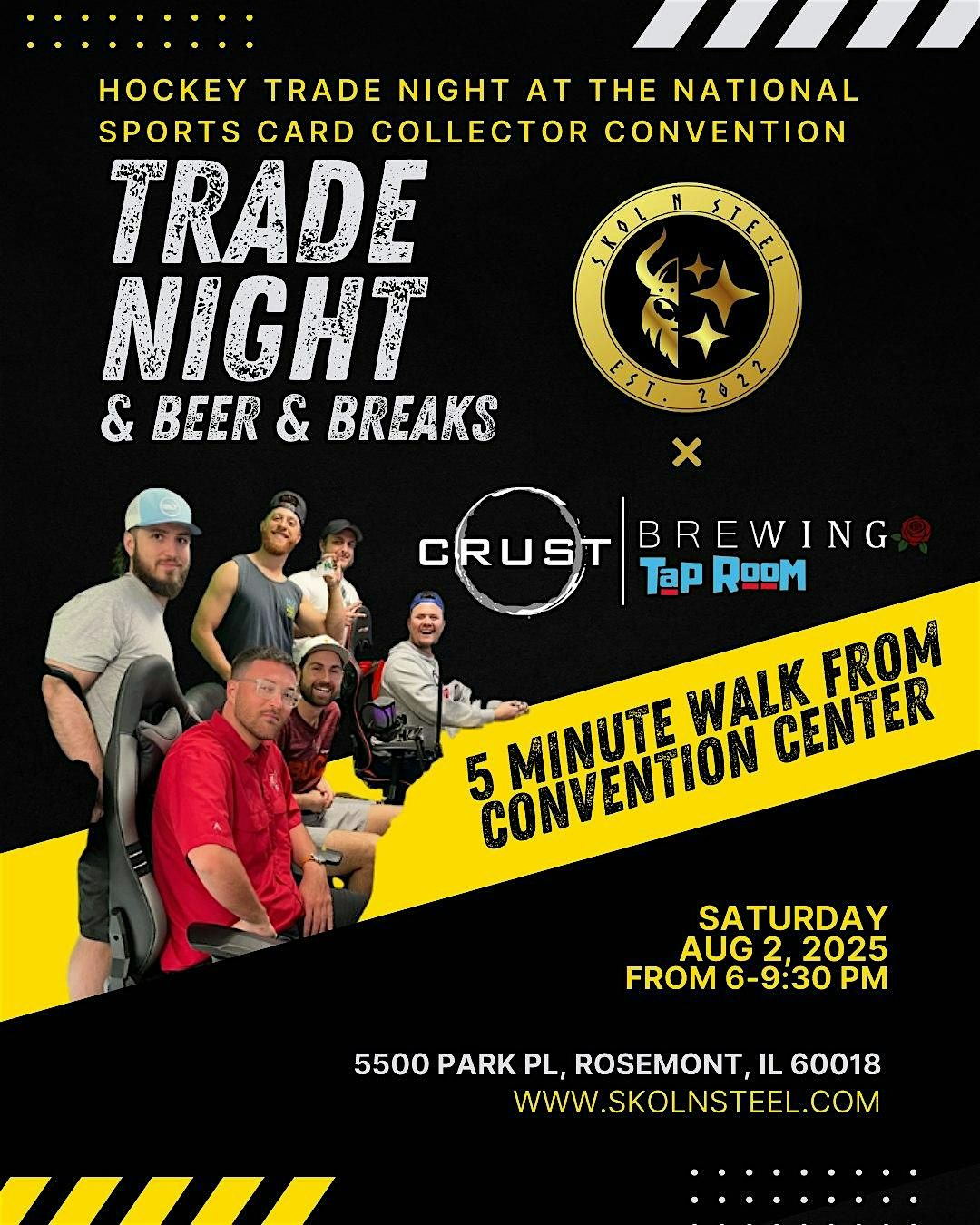 SkolnSteel's Hockey Card Hangout, 2 August | Event in Rosemont | AllEvents
