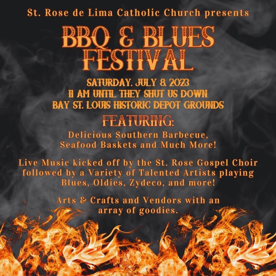 St. Rose BBQ and Blues Festival, L & N Historic Train Depot, Bay Saint