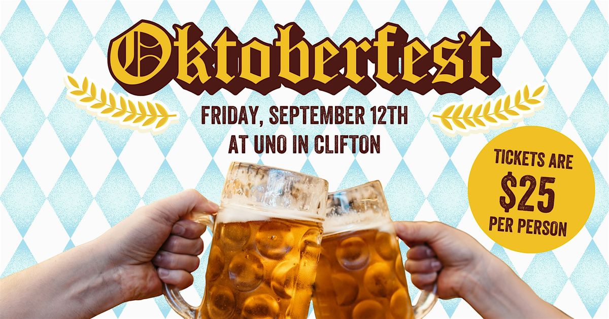 Oktoberfest Celebration at UNOs in Clifton, 12 September | Event in Clifton | AllEvents