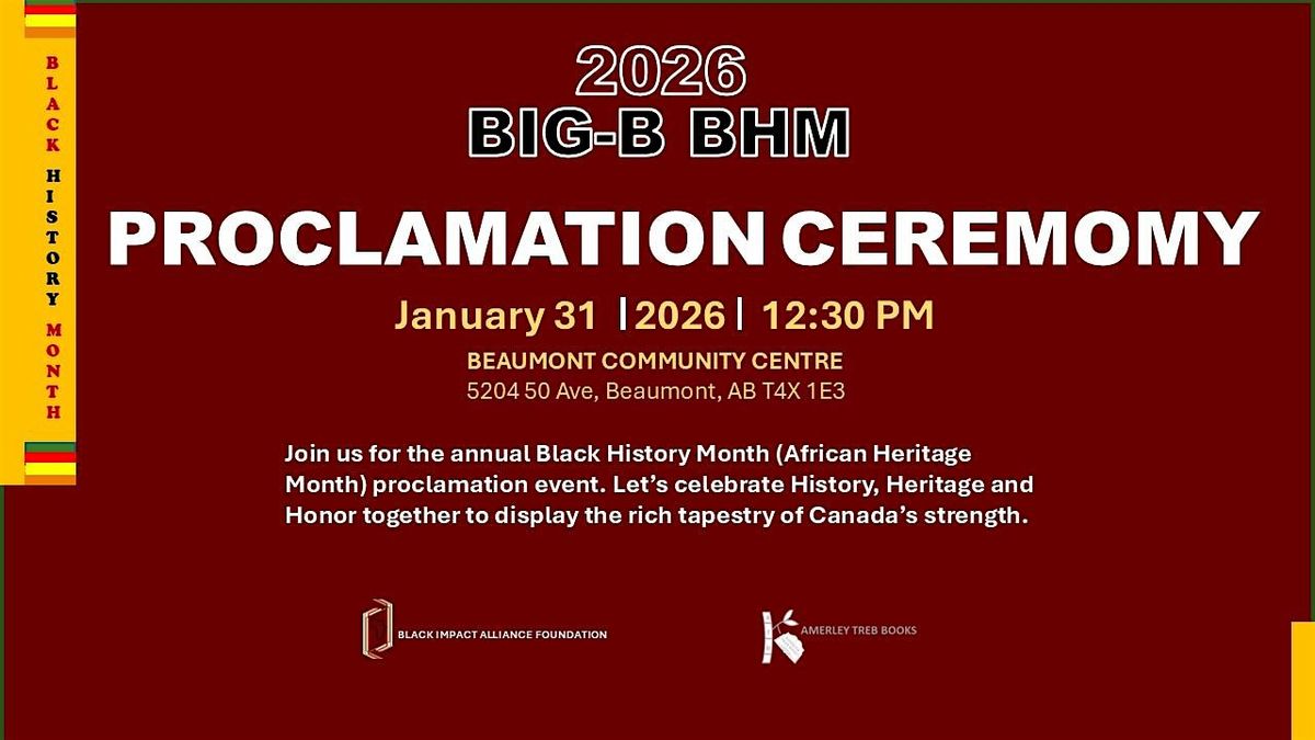 2026 Big-B BHM Proclamation Ceremony
