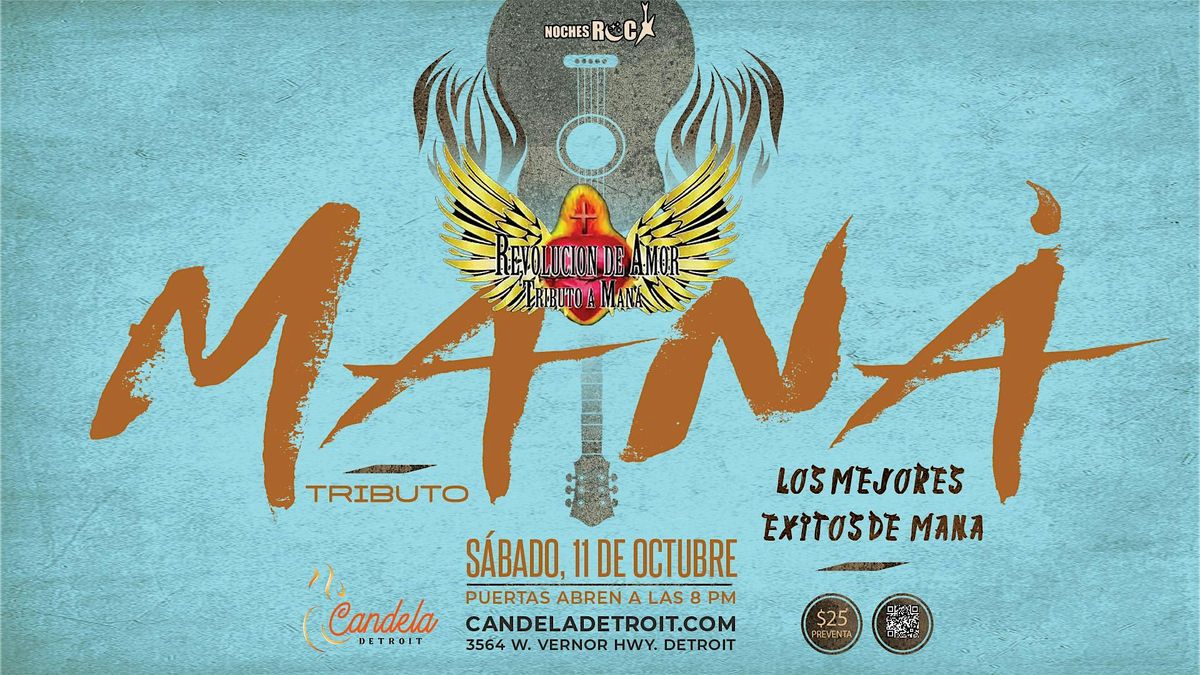 Maná Tributo y invitada especial Adel Ruelas, 11 October | Event in Detroit | AllEvents