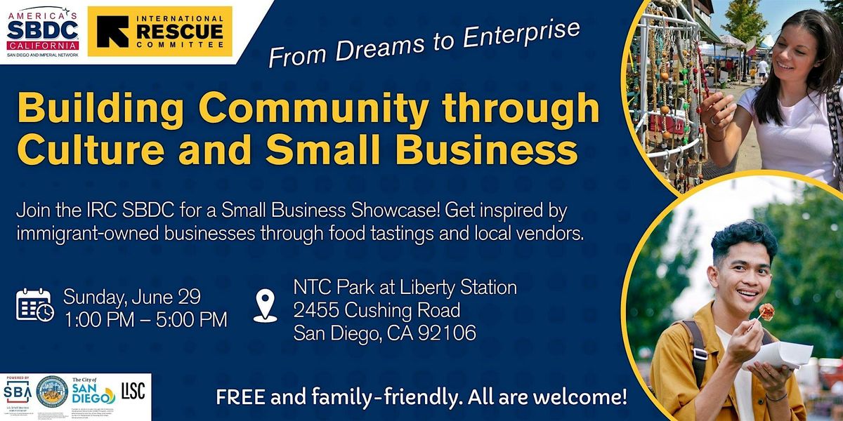 Dreams to Enterprise: Building Community through Culture and Small Business | Event in San Diego | AllEvents