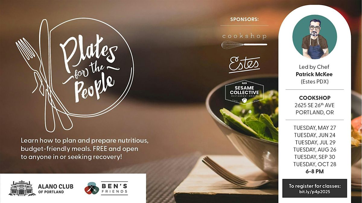 Plates for the People 2025, 27 May | Event in Portland | AllEvents