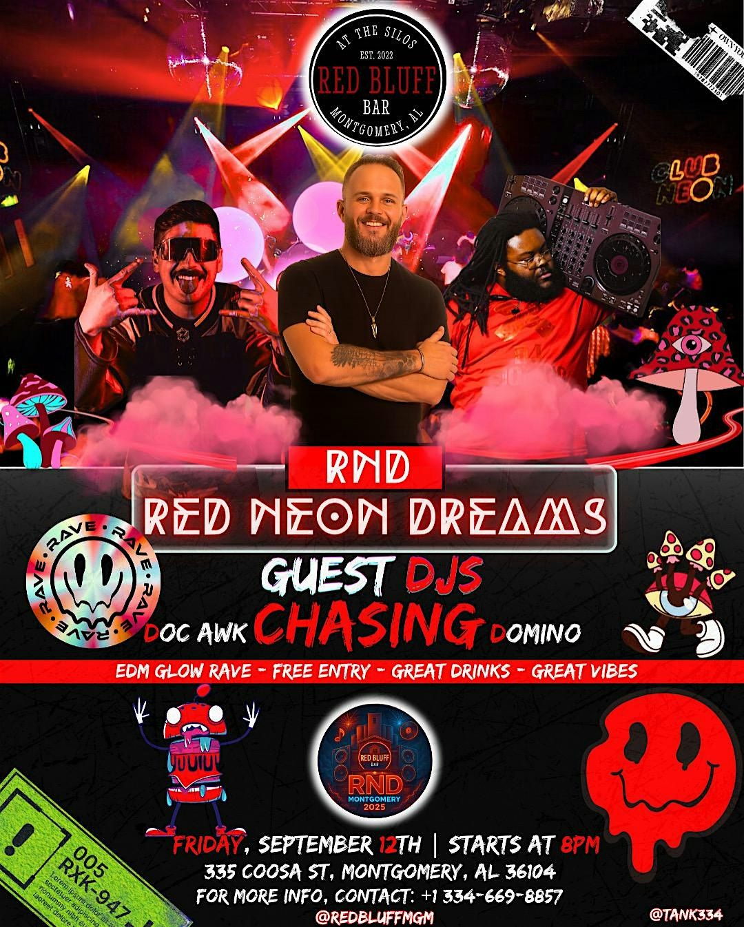 Red Neon Dreams, 12 September | Event in Montgomery | AllEvents