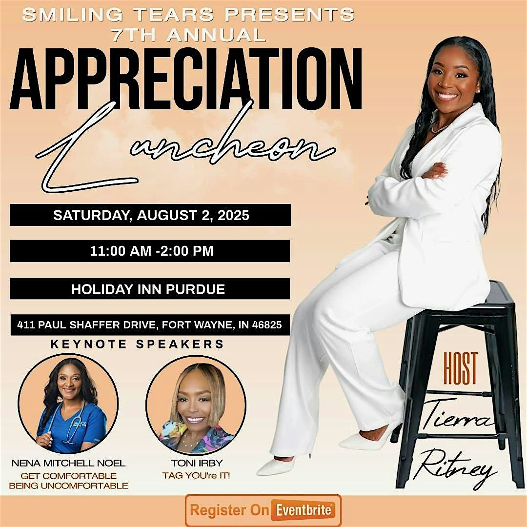 Smiling Tears Support Group Luncheon, 2 August | Event in Fort Wayne | AllEvents