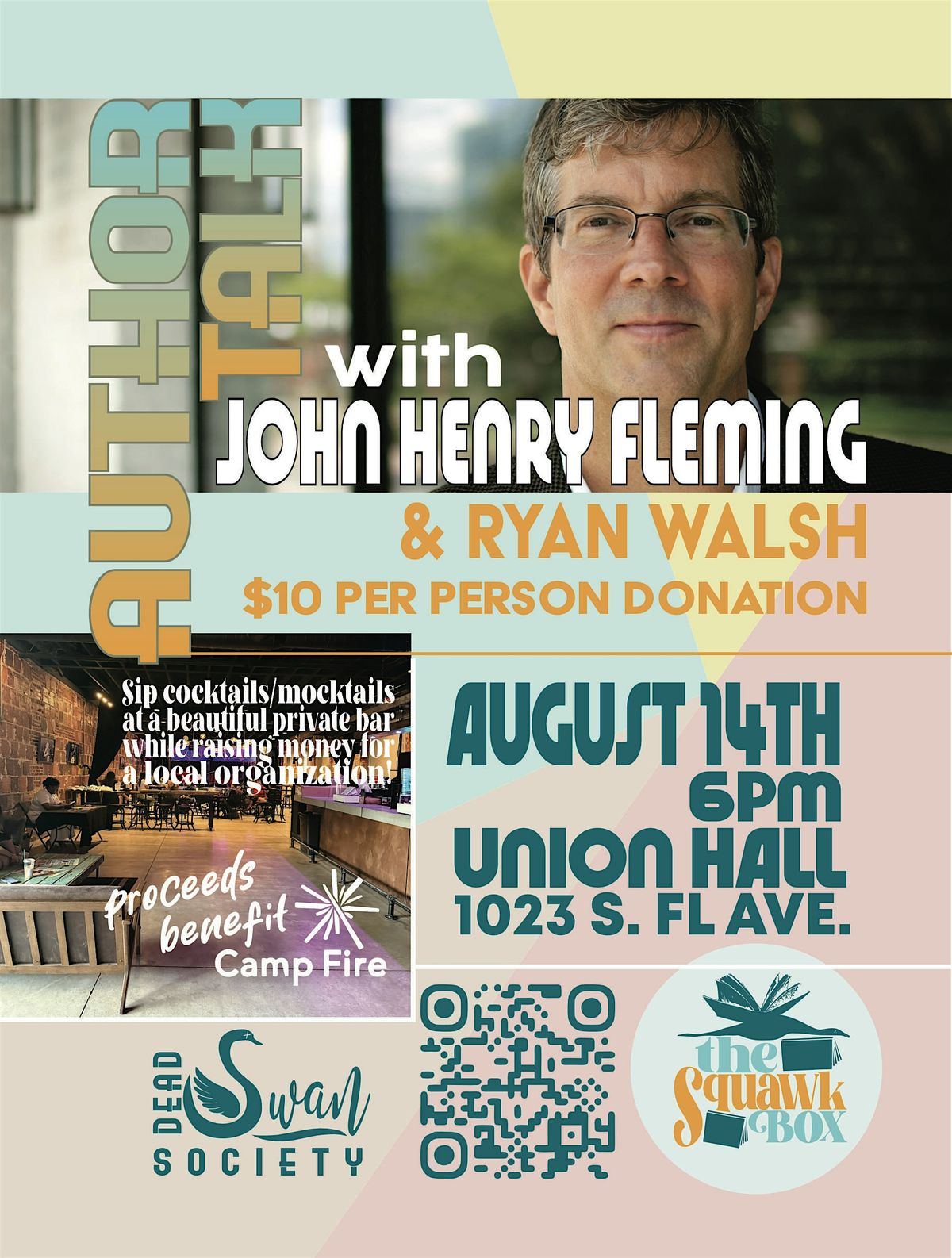 Squawk Box Author Talk with John Henry Fleming, 14 August | Event in Lakeland | AllEvents