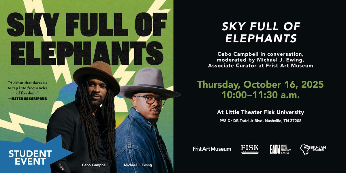 Student Event: Sky Full of Elephants Conversation, 16 October | Event in Nashville | AllEvents