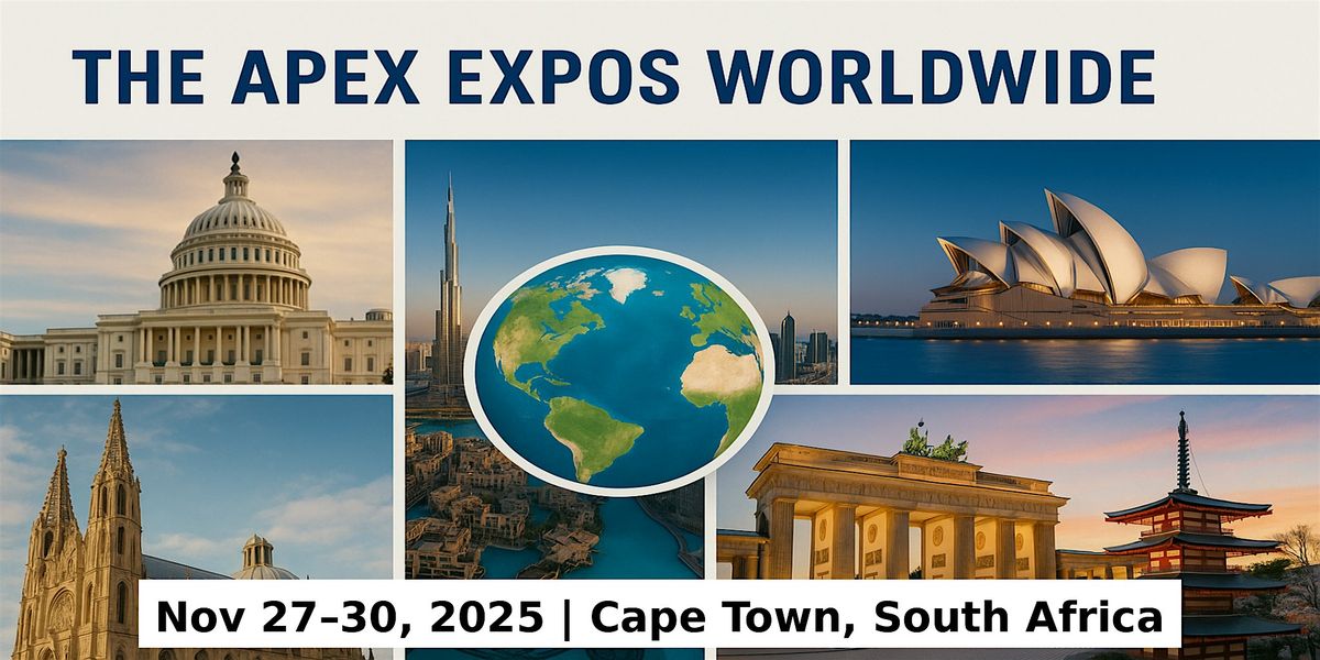 Apex Masters Expos: Global Fame & Million Prizes Across 79 Countries, 27 November | Event in Kleinmond