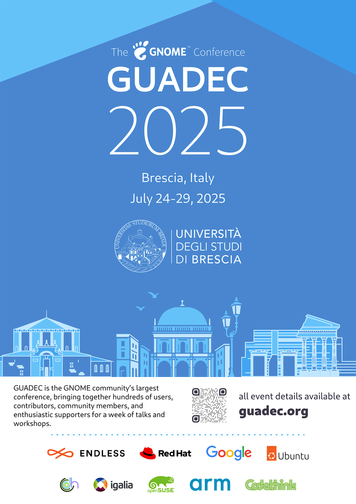 GUADEC 2025, 24 July | Event in Brescia | AllEvents